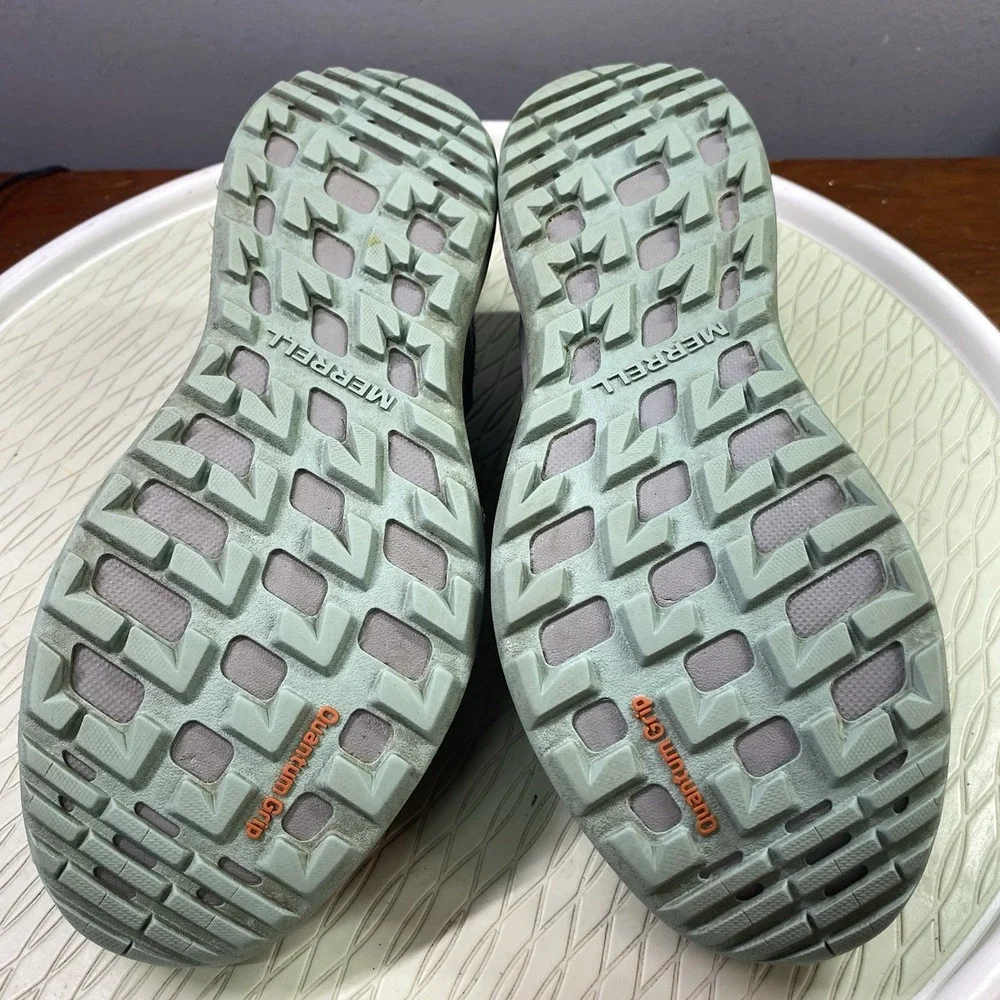 Merrell Bravada Edge Women's Athletic Shoes Gray Pink/Blue sneakers 9.5 W